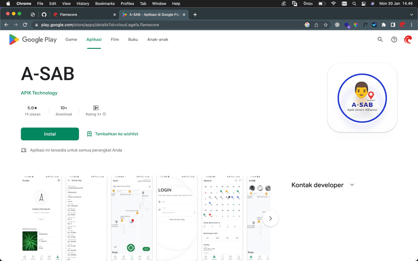 Geo Live Attendance & Face Recognition Application